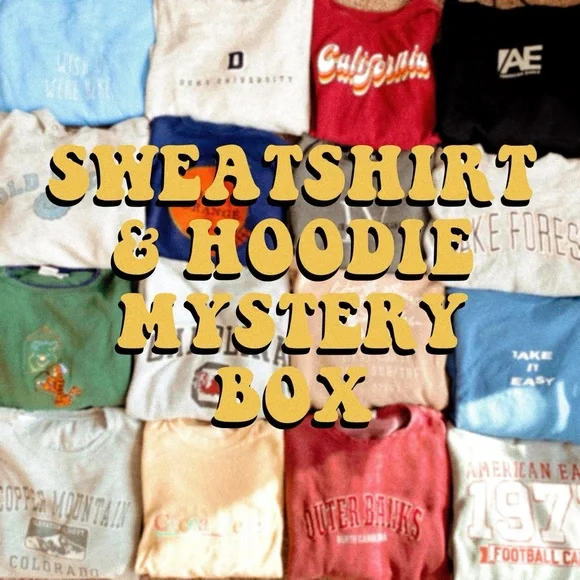 COLLEGE SWEATSHIRT HOODIE MYSTERY BOX